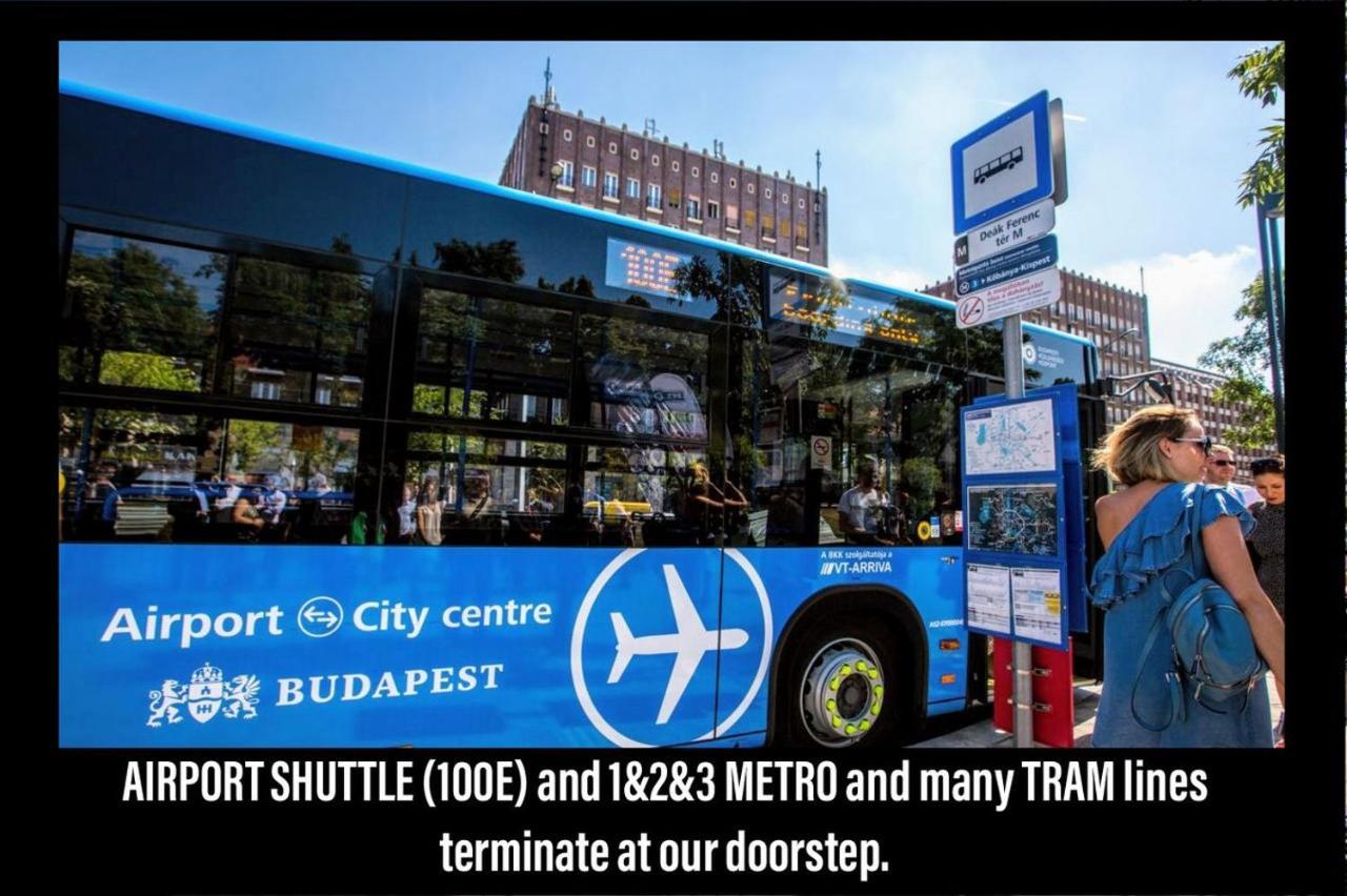 Economy Downtown Design Apartments - Free Parking - Balcony - Super Puplic Transport - Ac Budapeste Exterior foto